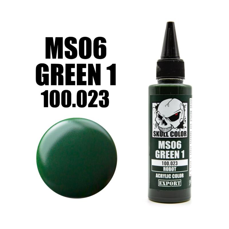 023 Skull Color ROBOT MS06 Green 1 60 ml