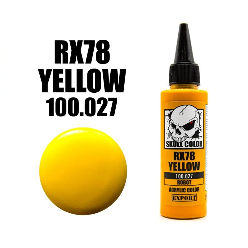 027 Skull Color ROBOT RX78 Yellow 60 ml