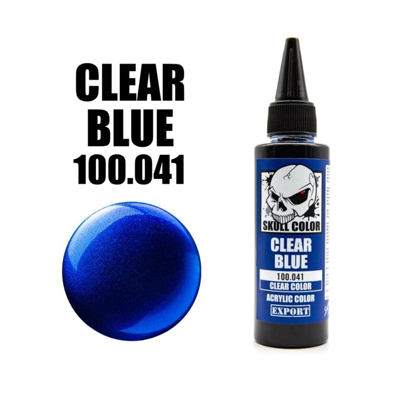 041 Skull Color CLEAR Blue 60 ml
