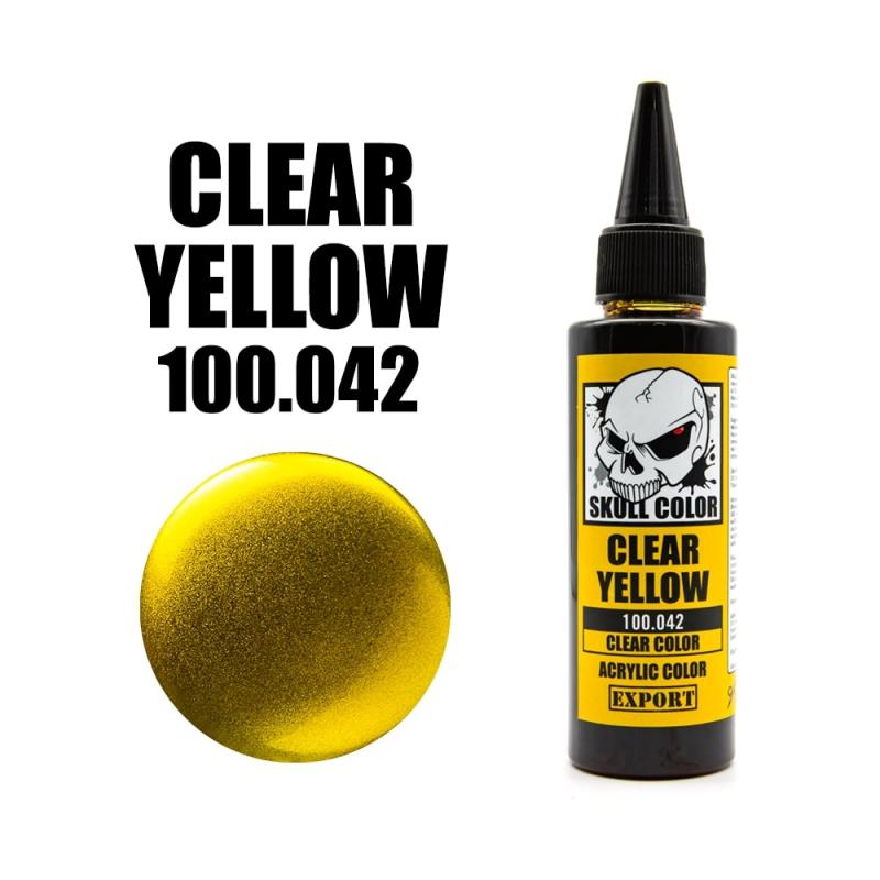 042 Skull Color CLEAR Yellow 60 ml