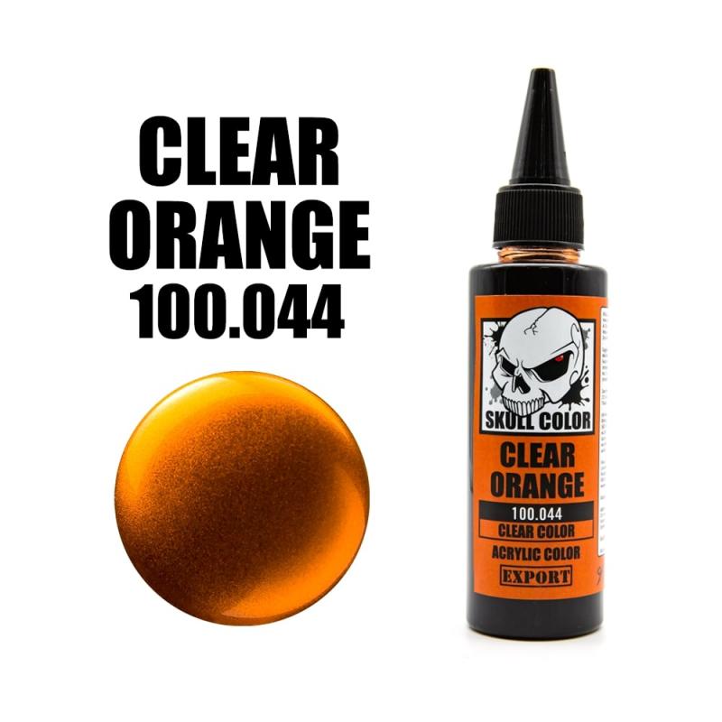 044 Skull Color CLEAR Orange 60 ml