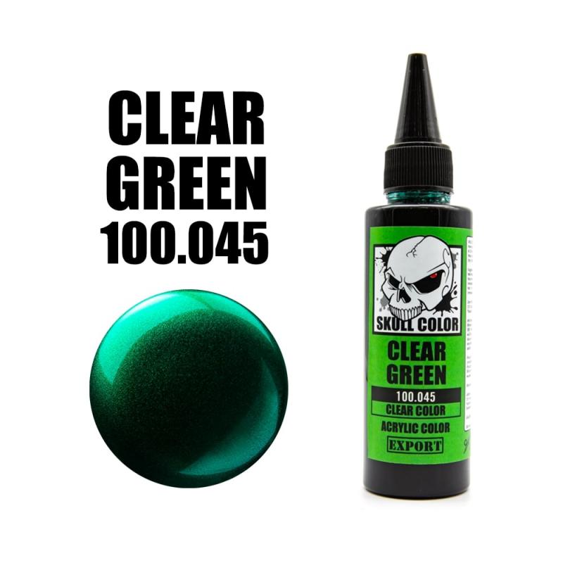 045 Skull Color CLEAR Green 60 ml