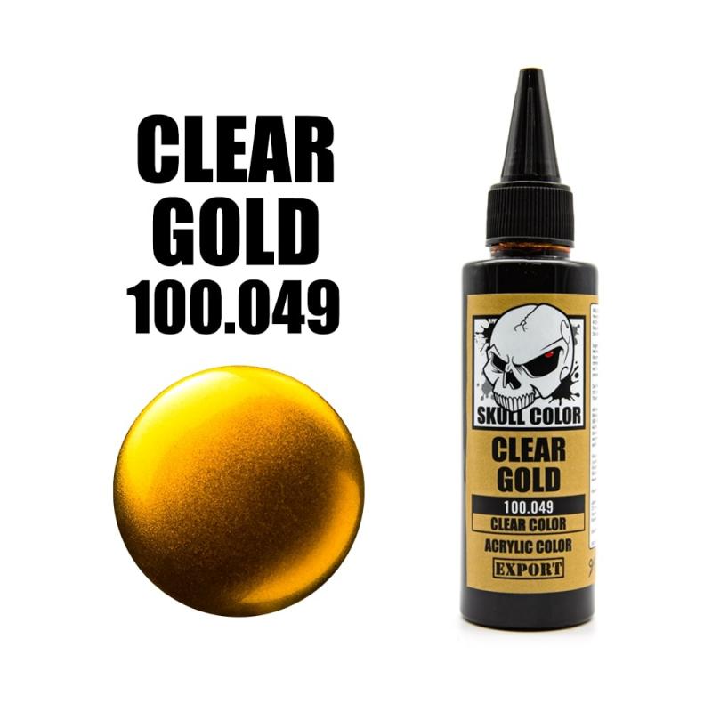 049 Skull Color CLEAR Gold 60 ml
