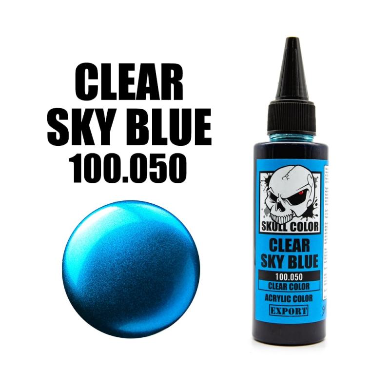 050 Skull Color CLEAR Sky Blue 60 ml