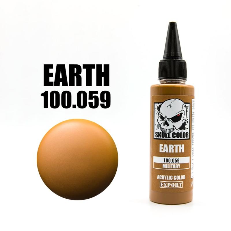 059 Skull Color MILITARY Earth 60 ml