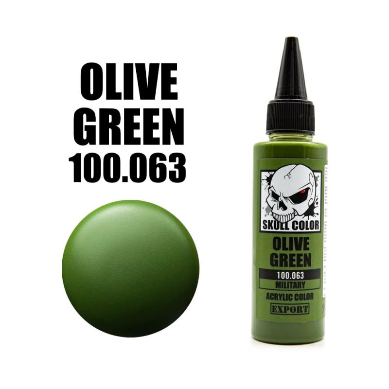 063 Skull Color MILITARY Olive Green 60 ml