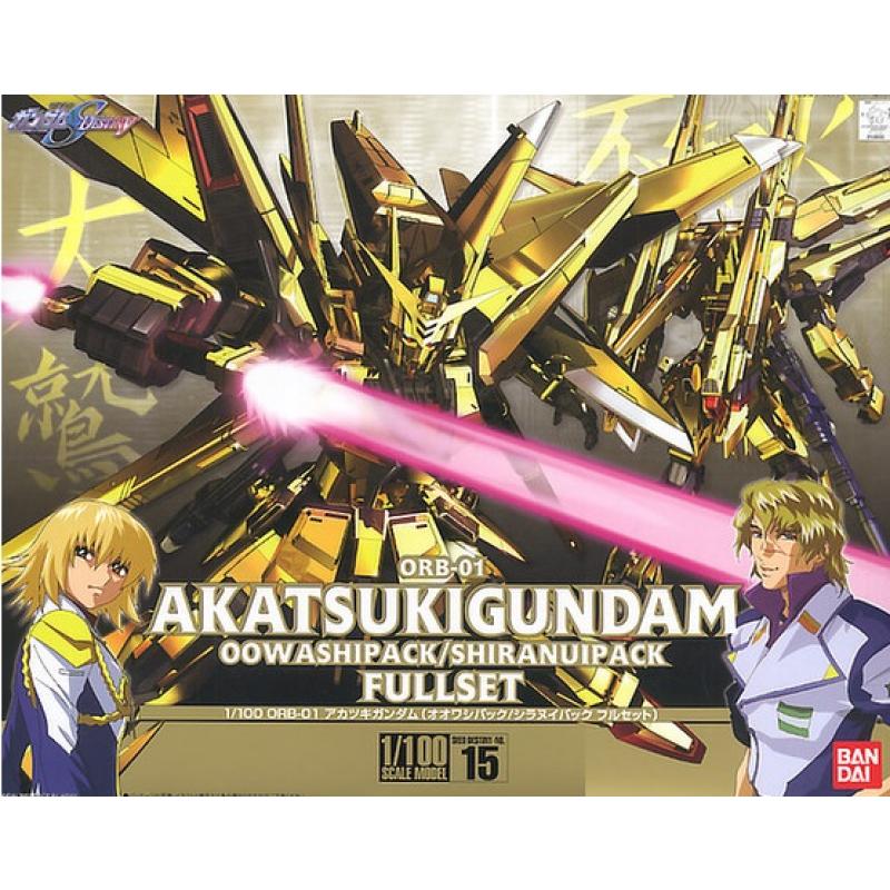 NG 1/100 ORB-01 Akatsuki Gundam Oowashipack / Shiranuipack Full Set