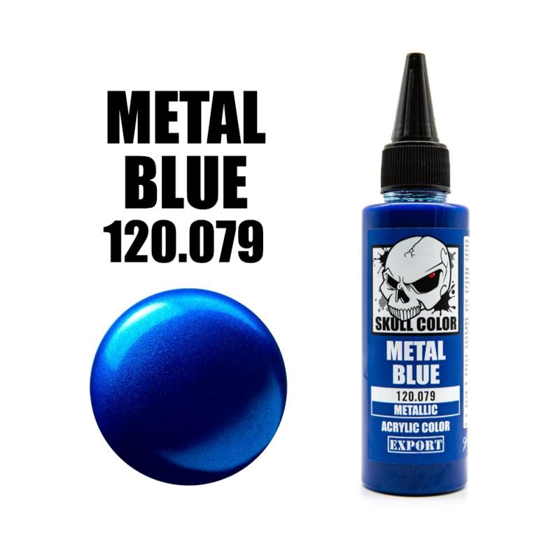 079 Skull Color METALLIC Metal Blue 60 ml