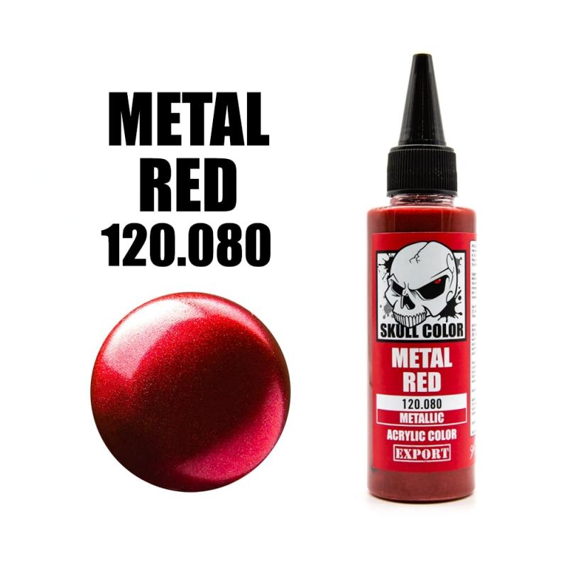 080 Skull Color METALLIC Metal Red 60 ml