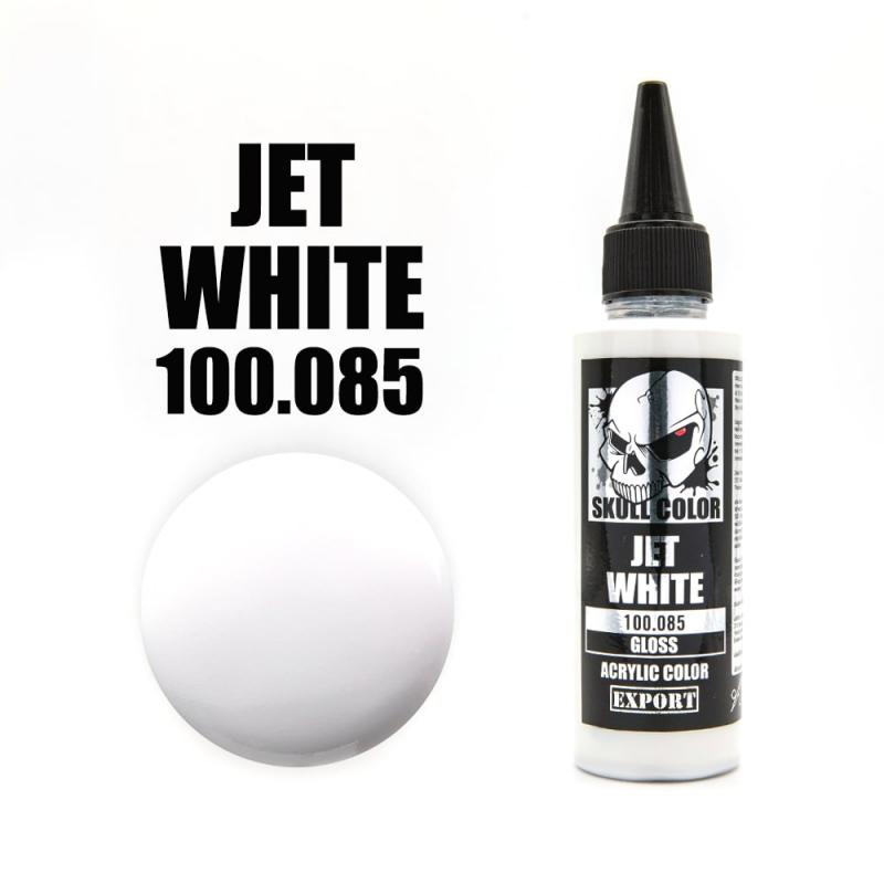 085 Skull Color GLOSS Jet White 60 ml
