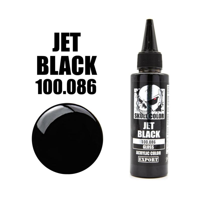 086 Skull Color GLOSS Jet Black 60 ml