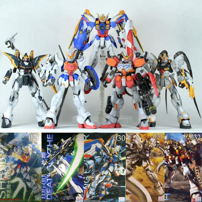 GaoGao MG 1/100 Gundam Wing Endless Waltz Series 5 in 1
