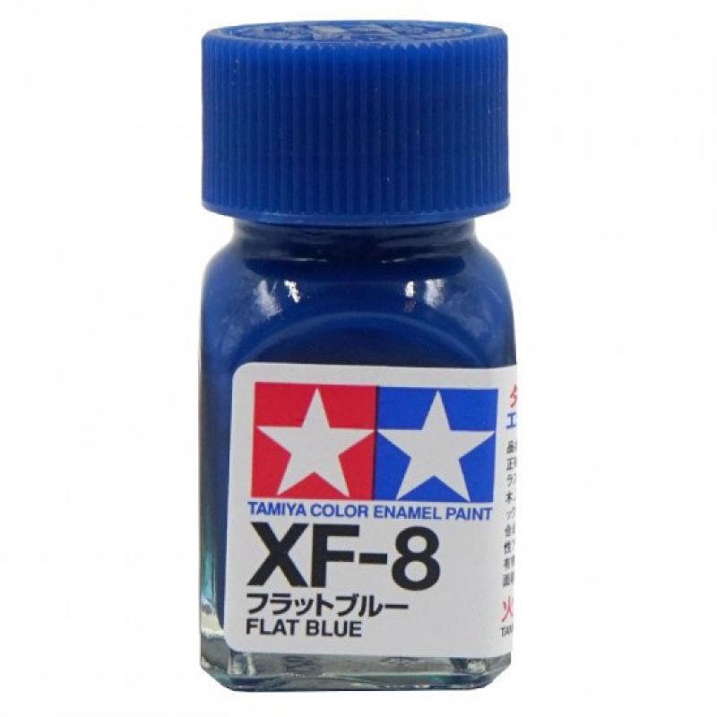 Tamiya Color Enamel Paint XF-08 Flat Blue (10ML)