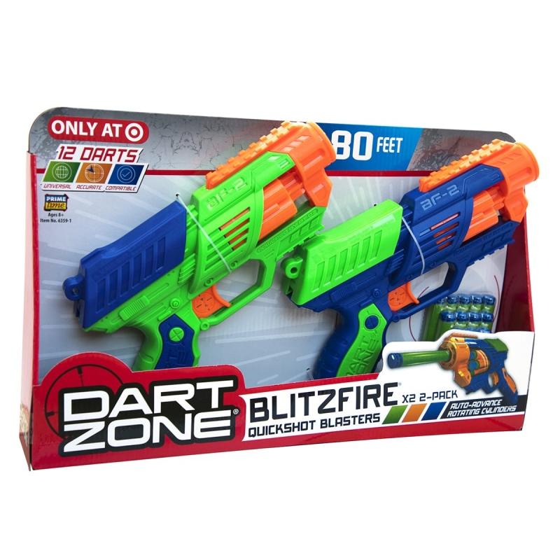 Dart Zone - Bliztfire Quickshot Blaster 2 Pack