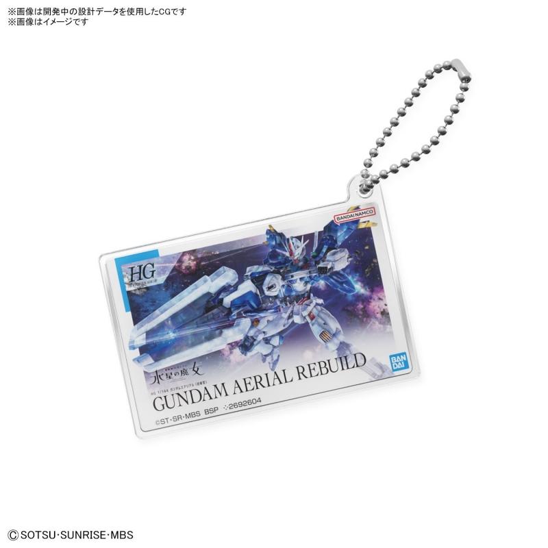 Gunpla Package Art Acrylic Ball Chain Gundam Aerial Rebuild