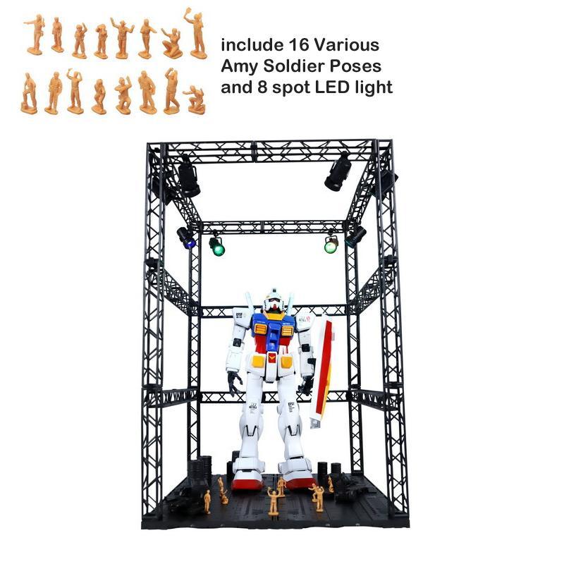 [VT] PG Gundam Machine Nest Domain Base with 8 units Projection Light and 16 Soldier Pose - Super Large