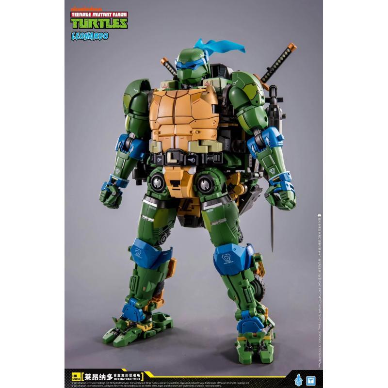 Heat Boys - TMNT HB0018 Leonardo Figure Die-cast Frame Mecha (Transformable Turtle Van / Party Wagon)