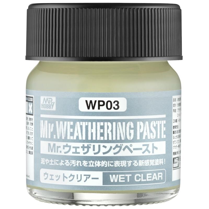 Mr Hobby - MR.Weathering Paste WP03 Color Wet Clear