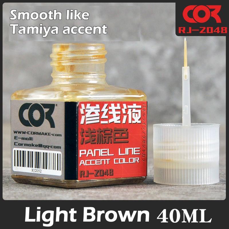 [CorMake] Panel Line Accent Color - Light Brown (40ml)