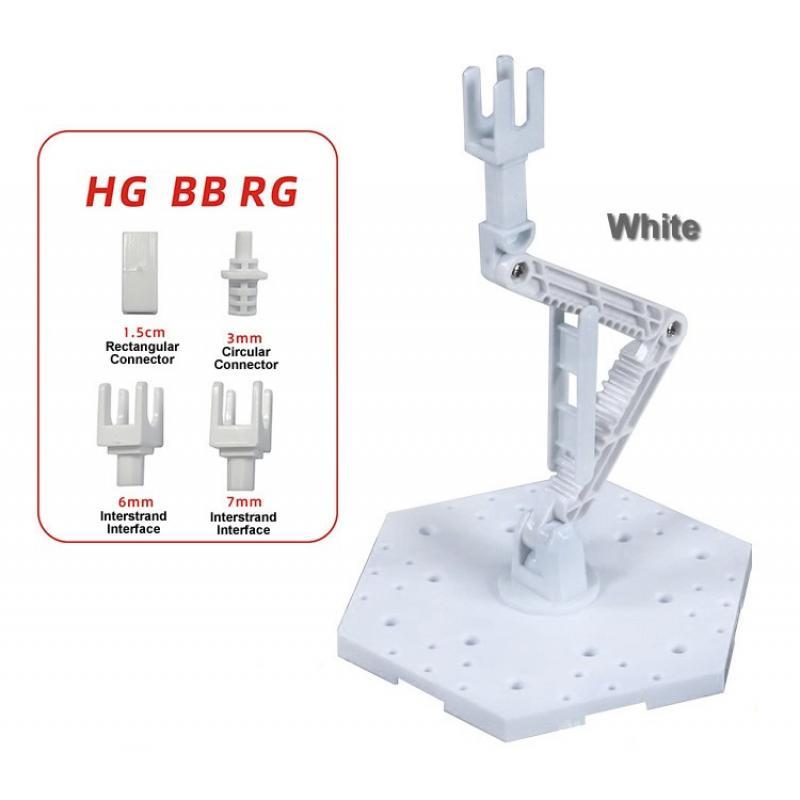 SD, BB, EG, HG and RG Gundam Action Base 5 Tapak Gundam XH-554 (White)