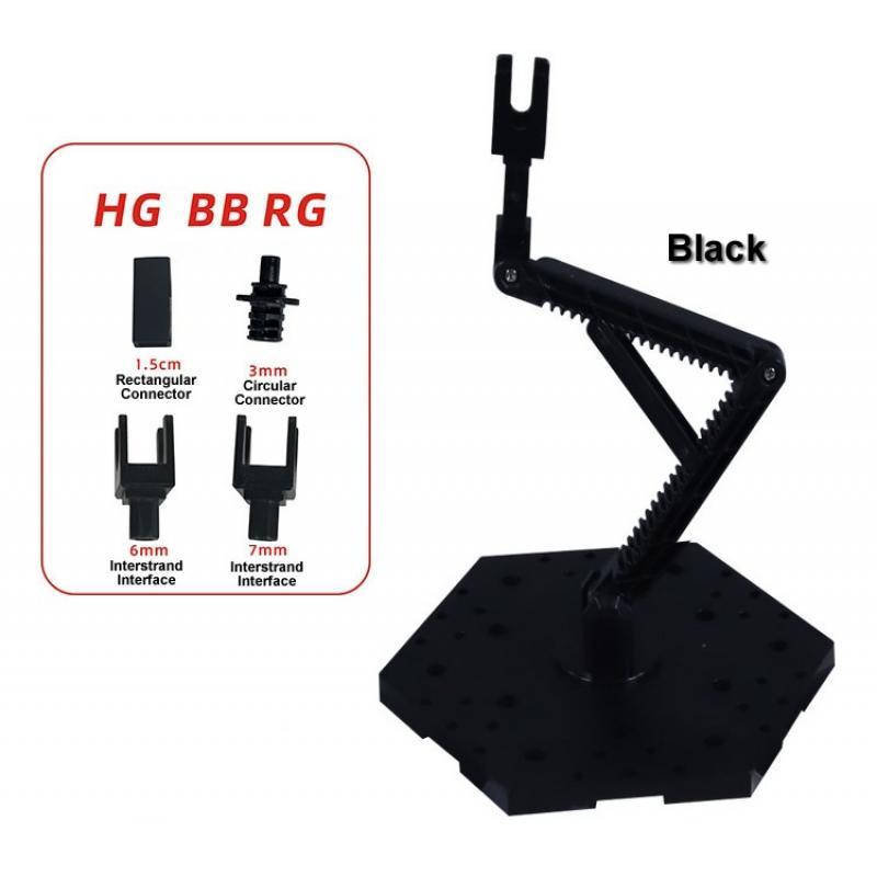 SD, BB, EG, HG and RG Gundam Action Base 5 Tapak Gundam XH-554 (Black)