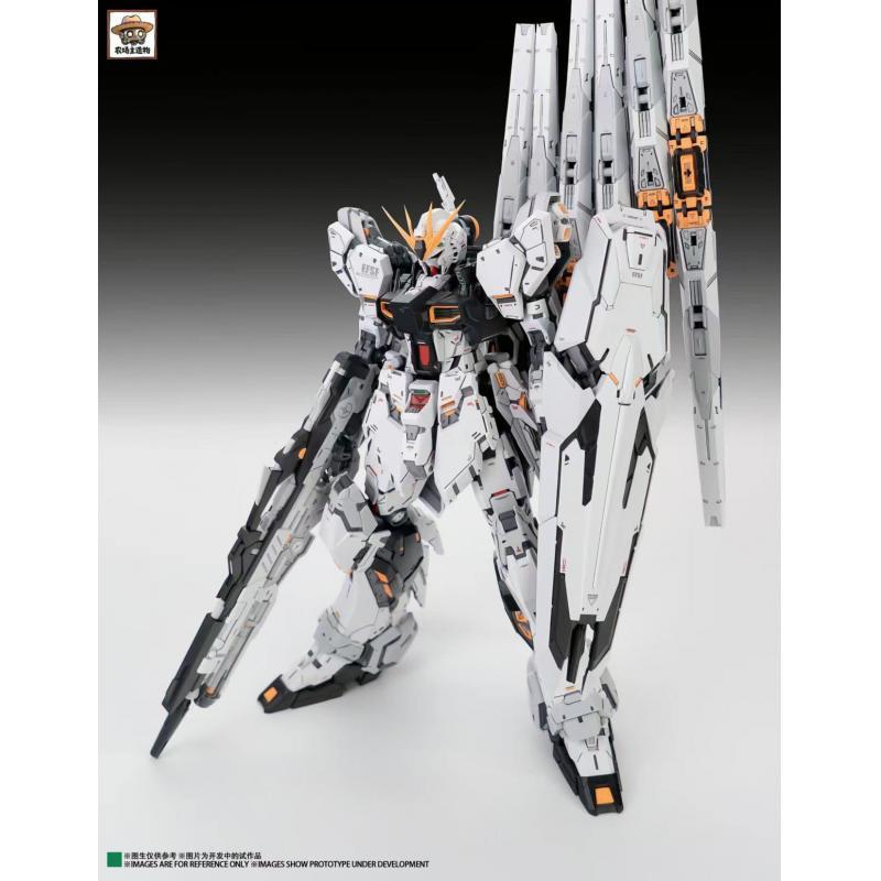 Farmer Creation Fortune Meow Studio Design MG 1/100 Nu Gundam Model Kit