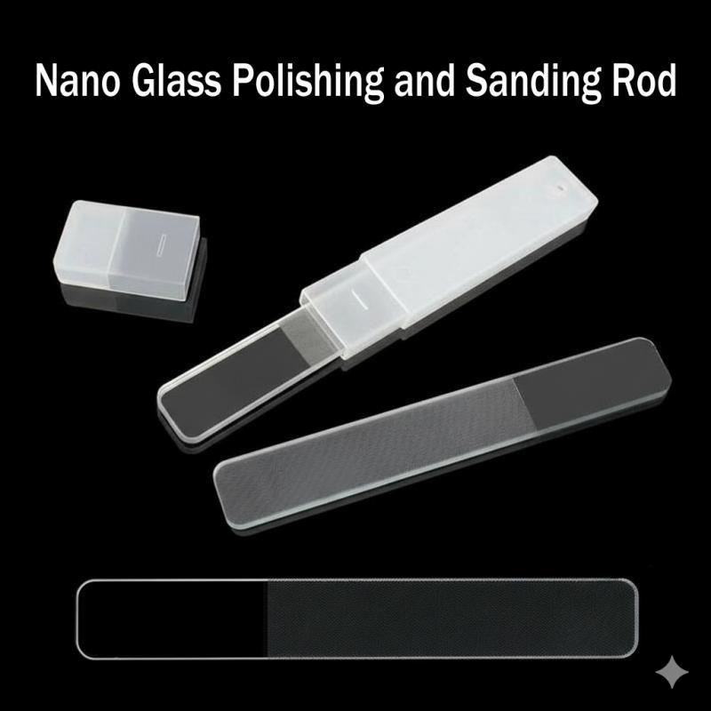 Nano Glass Polishing and Sanding Rods, Grinding files, and Buffing blocks
