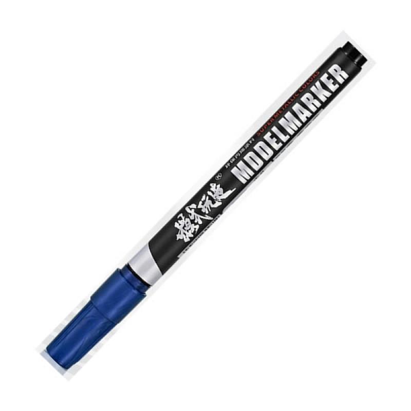Mo Shi MS028 EX005 Electroplating Gundam Marker Pen Coloring Marker (Deep Blue)