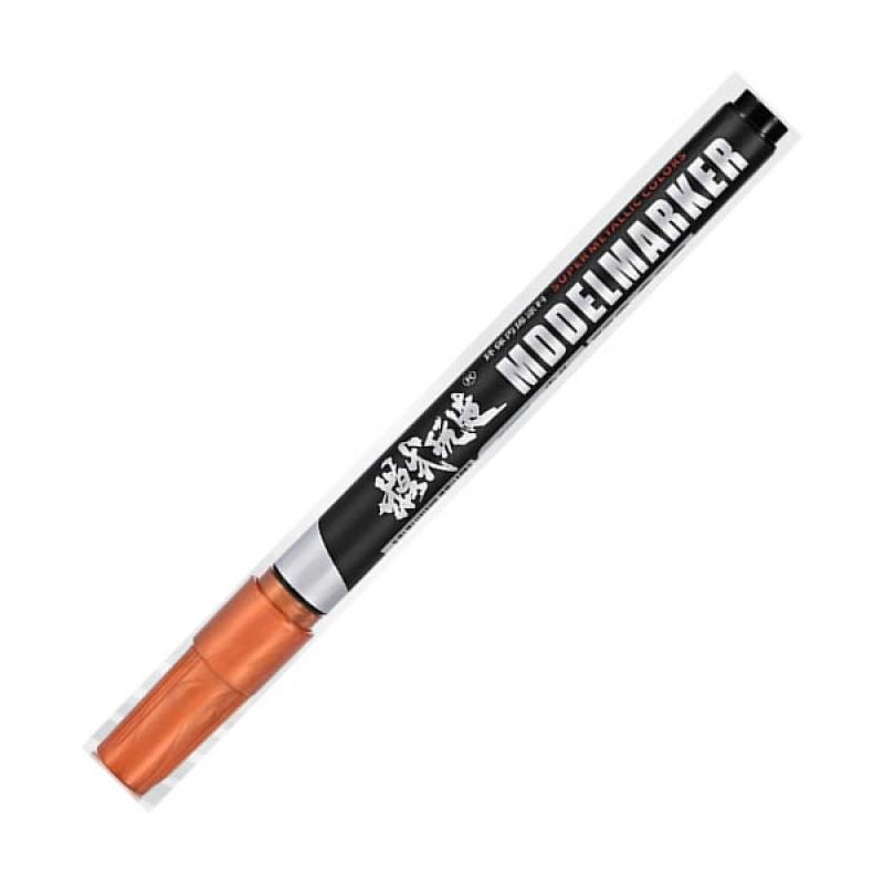Mo Shi MS028 EX006 Electroplating Gundam Marker Pen Coloring Marker (Orange)
