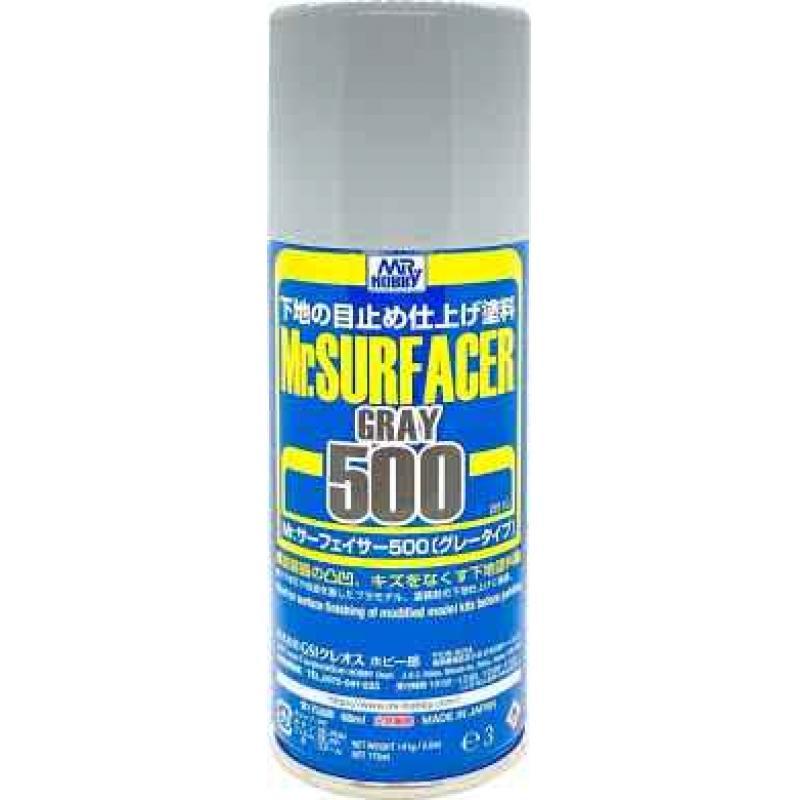 Mr Hobby Mr. Surfacer Spray Grey 500