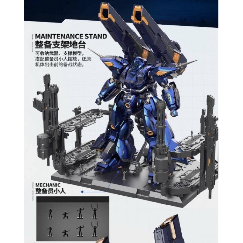 Zero Boundary Toys 1/100 DarkWave Plastic Model Kit with Diecast Inner Frame
