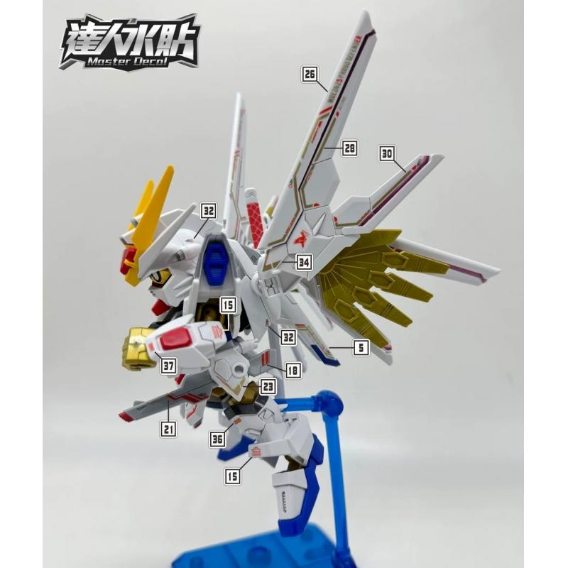 [Da Lin] Water Decal for SDCS Gundam Cross Silhouette Mighty Strike Freedom Gundam