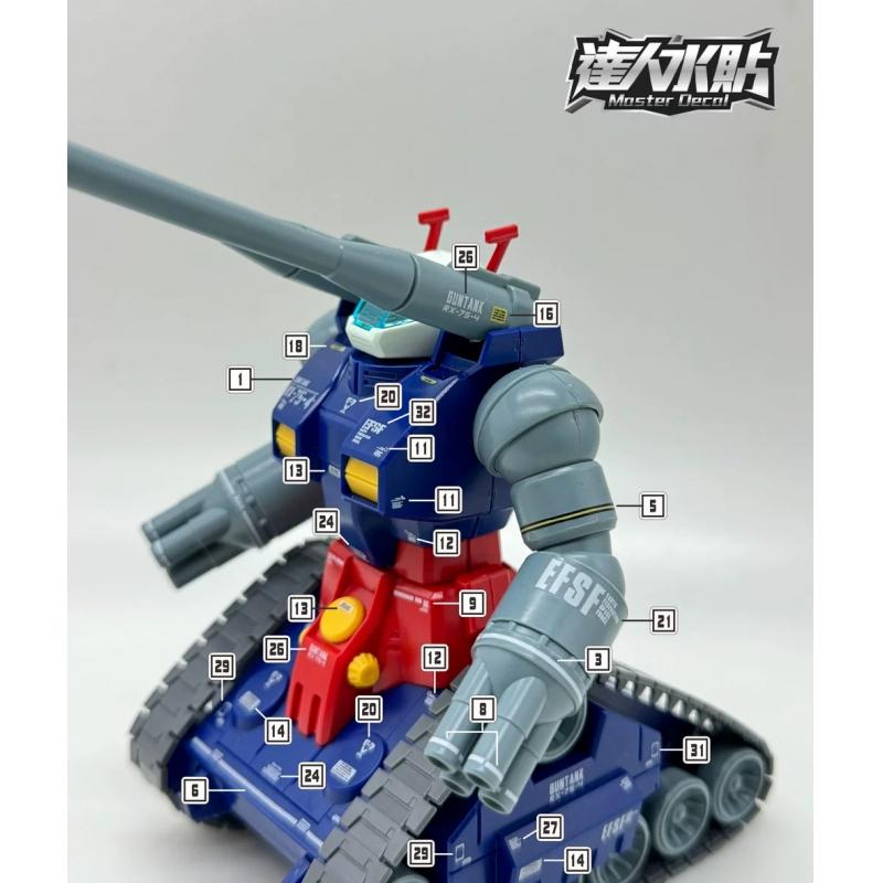 [Da Lin] Water Decal for HG 1/144 RX-75 Guntank