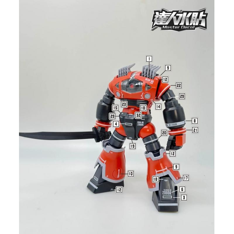 [Da Lin] Water Decal for HG 1/144 Zogok (Unicorn Ver.)