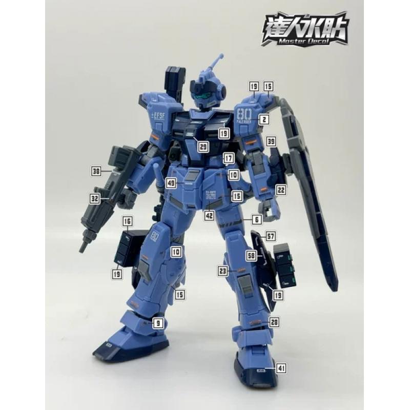 [Da Lin] Water Decal for HG 1/144 Pale Rider (Ground Heavy Equipment Type)