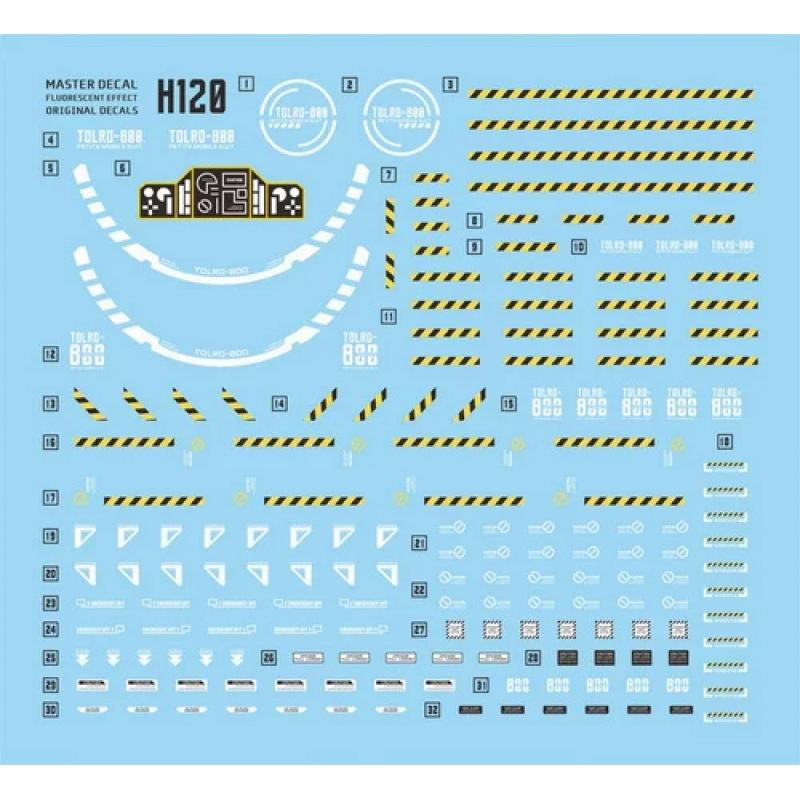 [Da Lin] Water Decal for HG 1/144 Tolro-800 -Torohachi-