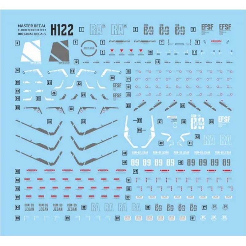 [Da Lin] Water Decal for HG 1/144 RGM-89 Jegan