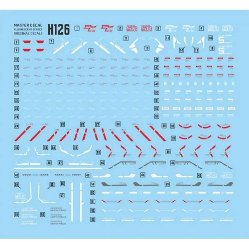 [Da Lin] Water Decal for HG 1/144 Sandrock and Heavyarms Gundam W