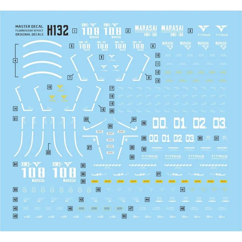 [Da Lin] Water Decal for HG 1/144 Marasai