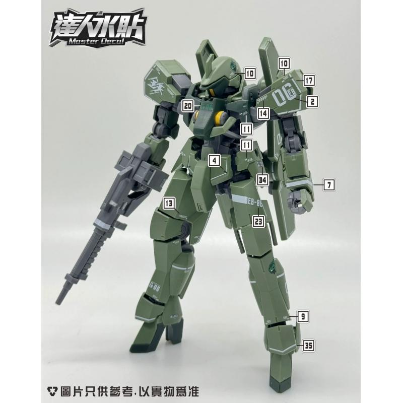 [Da Lin] Water Decal for HG 1/144 Zaku II + Big Gun Set Thunderbolt Vers.