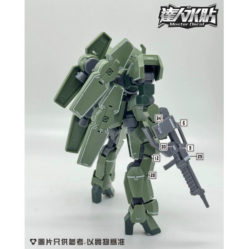 [Da Lin] Water Decal for HG 1/144 Zaku II + Big Gun Set Thunderbolt Vers.