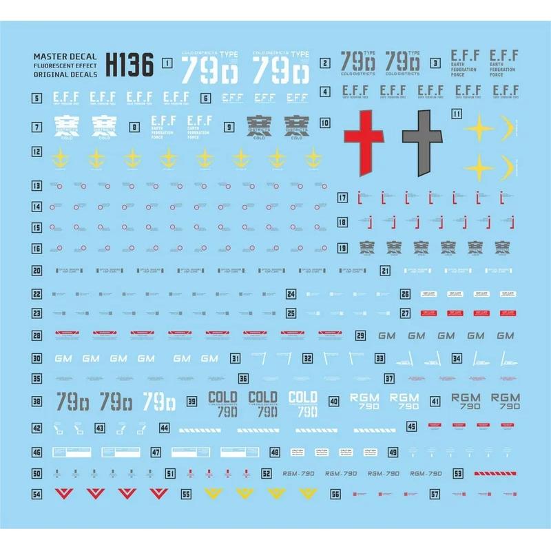 [Da Lin] Water Decal for HG 1/144 RGM-79D GM Cold Districts Type