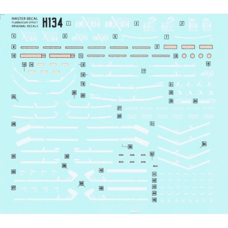 [Da Lin] Water Decal for HG 1/144 Doven Wolf (Unicorn Ver.)