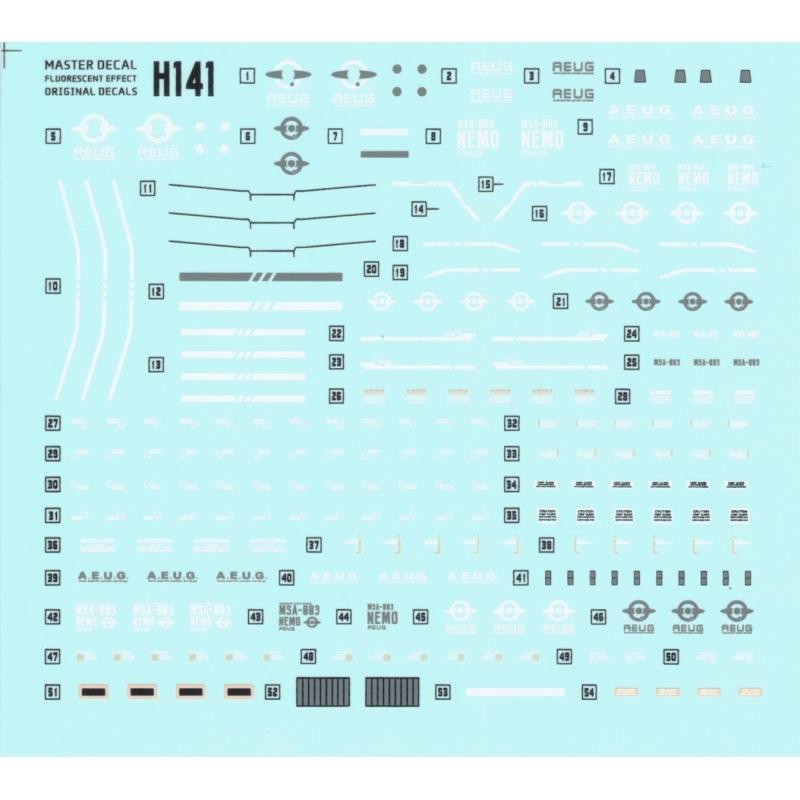 [Da Lin] Water Decal for HG 1/144 Nemo