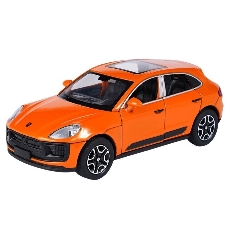 LiJiaXin 1/32 Porsche Macan Diecast Alloy Light & Sound Pull-back Off-road Car Model (Black)