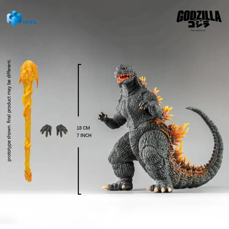 Hiya Toys - Exquisite Basic - Series None Scale 7 Inch Godzilla 2000 Heat Ray Godzilla Godzilla Action Figure