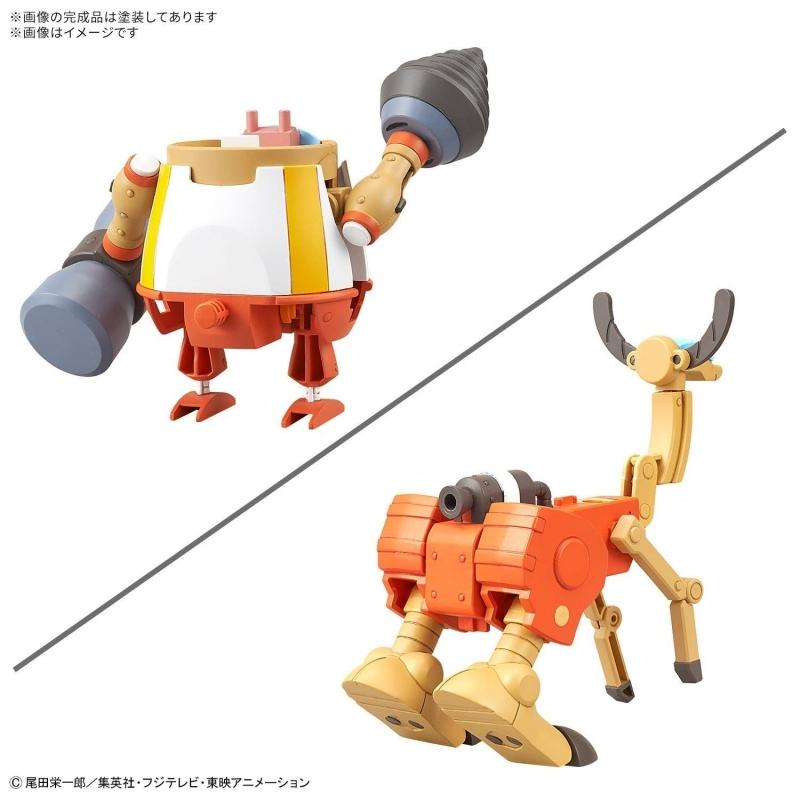 [NO BOX] Bandai Chopper Robo No. 4 & No. 5 (Kung Fu Tracer & Walk Hopper)