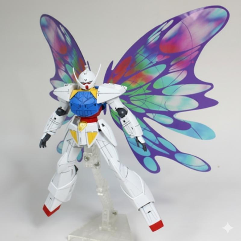 HG 1/144 Turn A Gundam Butterfly Wings Effect Parts + Action base 2
