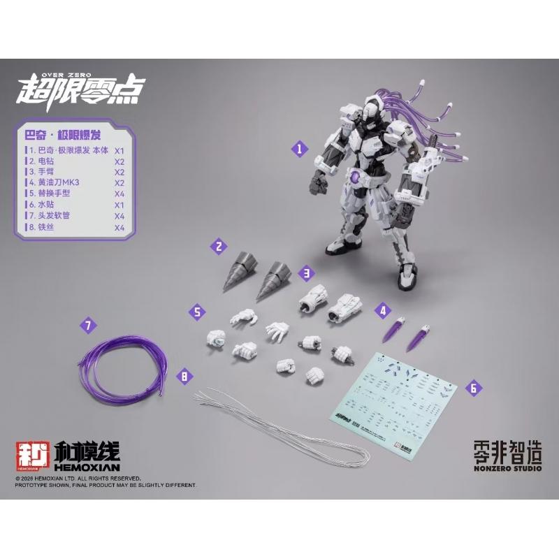 HeMoXian x Non Zero Studio [Over Zero Series] - Boxer BAKI Ultimate Burst Ver. Plastic Model Kit