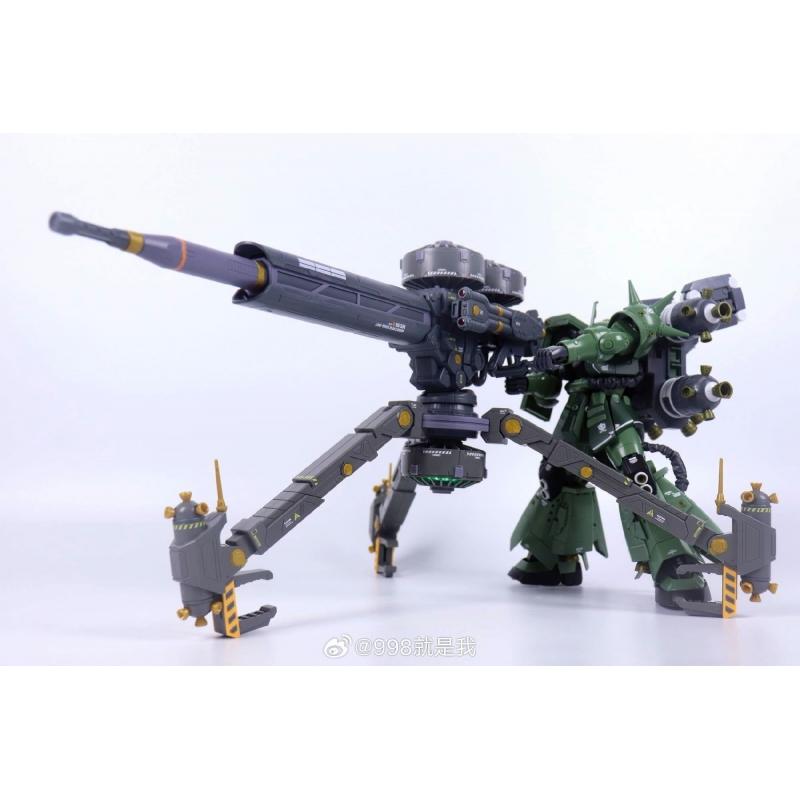 Ryan Model ZG003 MG 1/100 Thunder Cosmos Production Zaku II with Cannon Sniper Rifle with LED Light Set